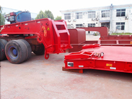 3 axles 4 axle 80 ton hydraulic detachable gooseneck lowboy trailer supplier