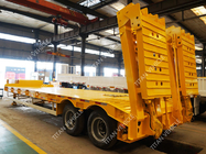 Multi axle trailers hydraulic dovetail trailers with large capacity supplier