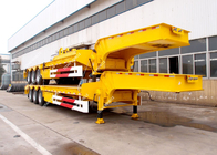 Large capacity 2 / 3 / 4 Axles Low Bed Trailer , Semi Trailer Trucks supplier