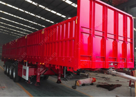 Professional 4 Axles 60 Ton Side Wall Trailer For Bulk Cargo Transportation supplier