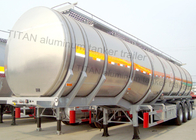 Aluminum Insulated Tanker Semi Trailer For Asphalt Edible Crude Oil supplier