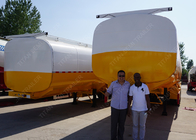 3 Axles 50000 Liters Diesel Fuel Tanker Trailer With 4 Compartment supplier