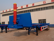 Professional 2 Axles 40ft Container Tipper Trailer With 45 Degrees Lifting supplier