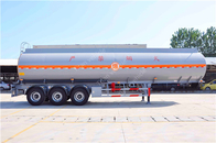 3 Axle 45000 Liters Mobile Fuel Semi Tanker Trailer For Oil Transporting supplier