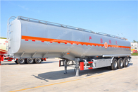 3 Axle 45000 Liters Mobile Fuel Semi Tanker Trailer For Oil Transporting supplier