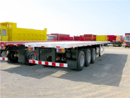 Tri Axle 40ft Container Transport  Flatbed Semi Trailers Manufacturer TITAN supplier