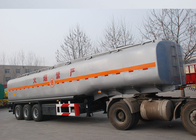 TITAN 45CBM tri - axle fuel diesel tank trailer 40 T for all kind of oil transportation supplier