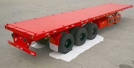 40 Foot 20 foot flatbed trailert / high bed semi truck trailer for container transporting supplier