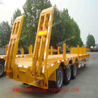 TITAN 80 T low bed trailer / lowbed trailer for heavy duty machine transportation supplier