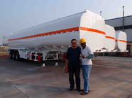 TITAN Fuel tanker Trailer ,40m3/60m3 fuel tanker trailer ,carbon steel oil tank trailer supplier