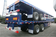 Titan Flatbed semitrailer trailer ,2axle flatbed trailer for 20ft container 30t-45t supplier