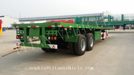 2 axle flatbed trailer for transporting 40ft container .2 axle container semitrailer for sale supplier