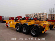 2axle and 3 axle container trailer chassis used for transporting 20ft continer supplier