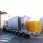 TITAN 120 ton 80 ton Low Flat Bed Trailer with 5 axles 7 axles supplier