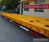 3 Axle 4 Axle Folding Goose Neck Low Bed Trailer with 80 ton 100 ton Capacity supplier