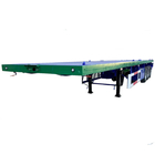 How much is a flatbed trailer for sale? - 3/Tri Axle Container Flatbed Semi Trailer 40ft/40 Foot Prices supplier