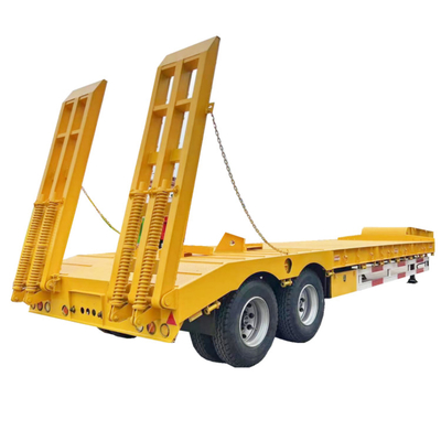 Heavy Haul  2/3/4 Axle Semi Low Bed Truck Trailer 40/60/80 Tons for Sale in Congo supplier