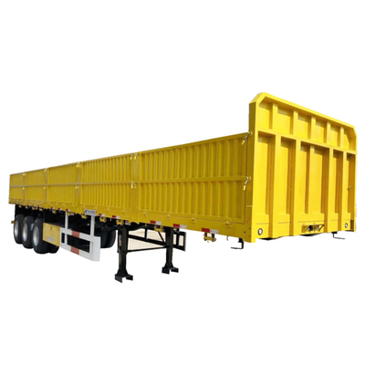 China 40ft Flatbed Semi Trailer Equipment with Side Walls for Sale Near Me