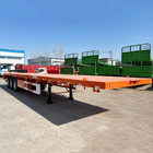 40/45/48/53 Ft Shipping Container Flatbed Semi Trailer | Tri axle Trailer for Sale in Mauritius supplier