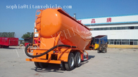 2 axle cement tank trailer for transporting 30tons cement,27CBM cement trailer supplier