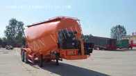 powder tank car /ash semitrailer for sale , 30tons 27cbm Cement Trailers | Silo Trailer | Cement Bulker supplier