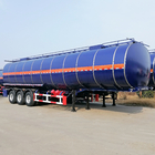 TITAN 40000/45000/50000 Liter Palm Petrol Diesel Crude Oil Fuel Tanker Trailer Tri Axle for Sale supplier