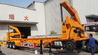 40ft container trailer side loader self loading container crane trailer price supplier
