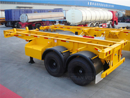 Titan Heavy Duty 20 ft Skeleton Semi Trailer , 2 axle container trailer chassis , container transport trailer supplier