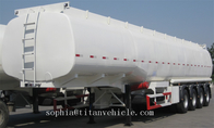 TITAN  2017 Crude Oil Tank Trailer , Carbon steel oil tanker trailer 54000 liters with European system supplier