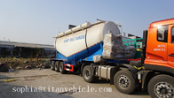 TITAN Heavy duty used bulk cement tanker truck，3 axle 50cbm cement bulker carrier trailer , used cement tanker supplier