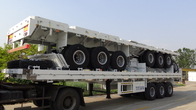 Titan 3 axle fence flatbed semi trailer with sidewall with max load 40tons supplier