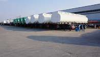 Carbon steel Fuel Tanker Trailer  |Titan Vehicle supplier