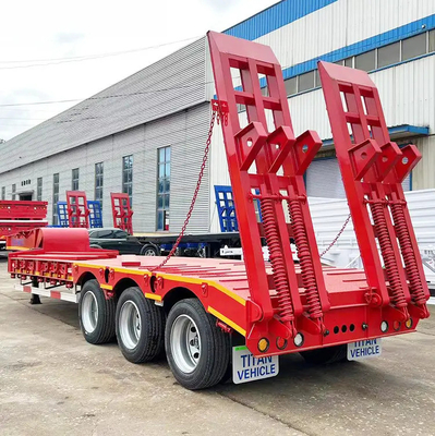 Hot Sale 40/60/80 Ton Low Loader Truck Trailer | Tri Axle Low Loader for Sale in Zinbabwe