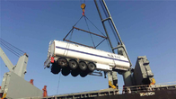32000 to 60000 liters 4 axle Fuel Tanker Trailer  | Titan Vehicle supplier