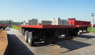 2 Axles heavy duty flatbed container trailer  | TITAN VEHICLE supplier