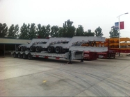 150T  4 line 8 axle low bed trailer with 2 line 4 axle dolly | TITAN VEHICLE supplier