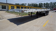 3 Axles 60T drop side trailer with side wall 600mm | TITAN VEHICLE supplier