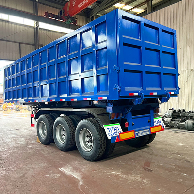 TITAN Hydraulic 3 Axle Dump Trailer Tipper Trailer Tipper Semi Trailer for Sale supplier