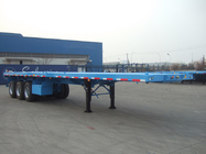 60T Tri axle container flatbed trailer for sale | TITAN VEHICLE supplier