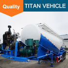 Tri-axle 60cbm 40 ton 60 ton 70 ton dry silo bulk cement bulker tank trailer for sale | TITAN VEHICLE supplier