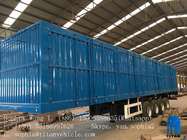 60T 4 axle dry van cargo traler  | Titan Vehicle supplier