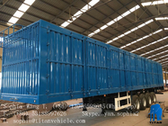 60T 4 axle dry van cargo traler  | Titan Vehicle supplier