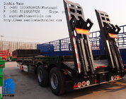 2 axle 40 ton Low loader semi trailer    | Titan Vehicle Co.,Ltd supplier
