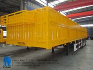 3 Axles 1.2 m high drop side semi trailer  | TITAN VEHICLE supplier