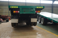 60 Ton Flat Bed Tandem tri-Axle container flatbed trailer  | Titan Vehicle supplier