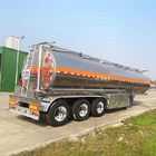 TITAN New 3 Axle Aluminum Alloy Petrol Fuel Tanker Trailer Truck Semi Trailer Liquid Transport for Sale supplier
