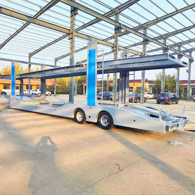 2 Axle Car Carrier Trailer Truck Car Hauler Car Transport Trailer European style for Sale in Russia
