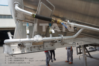40m3 aluminium alloy flour tanker  trailer  for sale | Titan Vehicle supplier