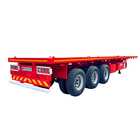3 axle 40 foot Semi Truck Flatbed Trailer | Flatbed Trailer Manufacturers in Tanzania supplier