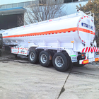 3 Axle 3 Compartments Oil Petrol Diesel Fuel Tanker Truck Semi Trailer Road Tanker supplier